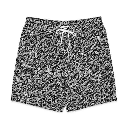 Inkstorm Labyrinth on a Men's Board Shorts