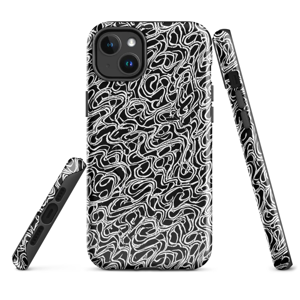 Inkstorm Labyrinth on MagSafe Tough Case for iPhone® — Front