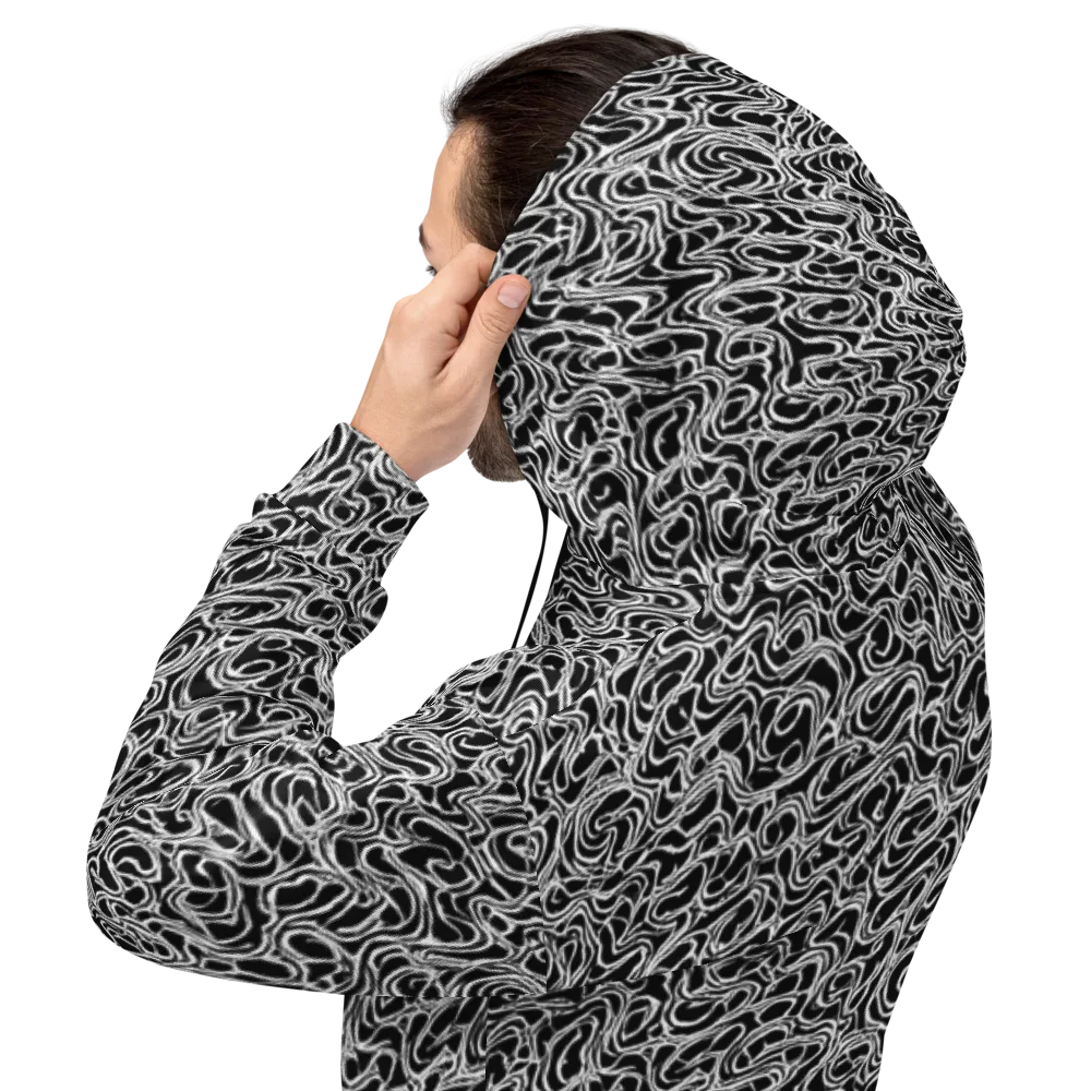Inkstorm Labyrinth on Hoodie — Back