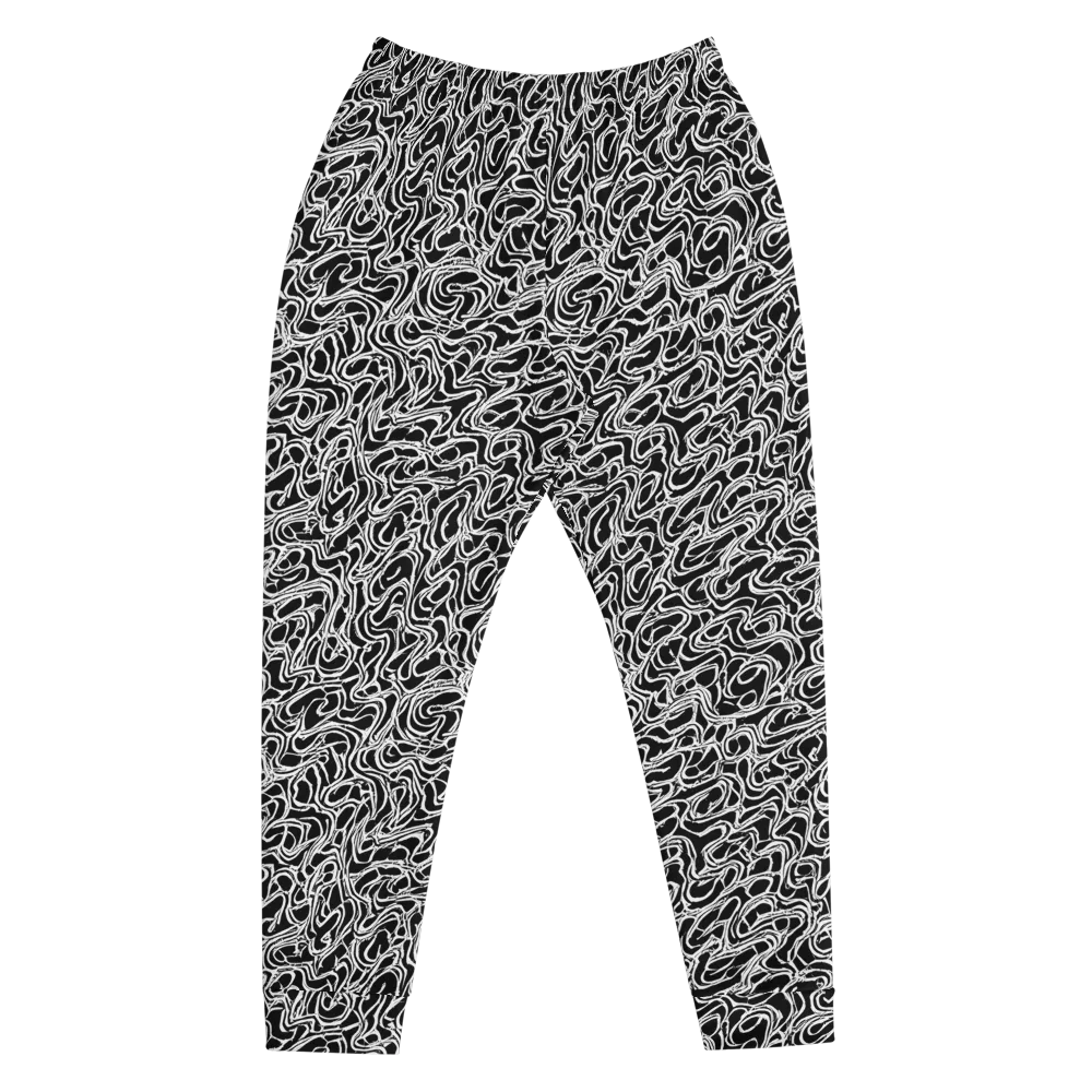 Inkstorm Labyrinth on Men's Joggers — Front
