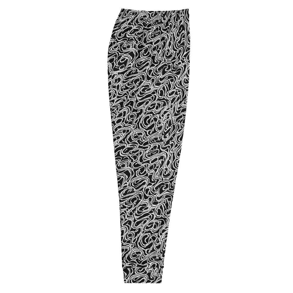 Inkstorm Labyrinth on Men's Joggers — Right