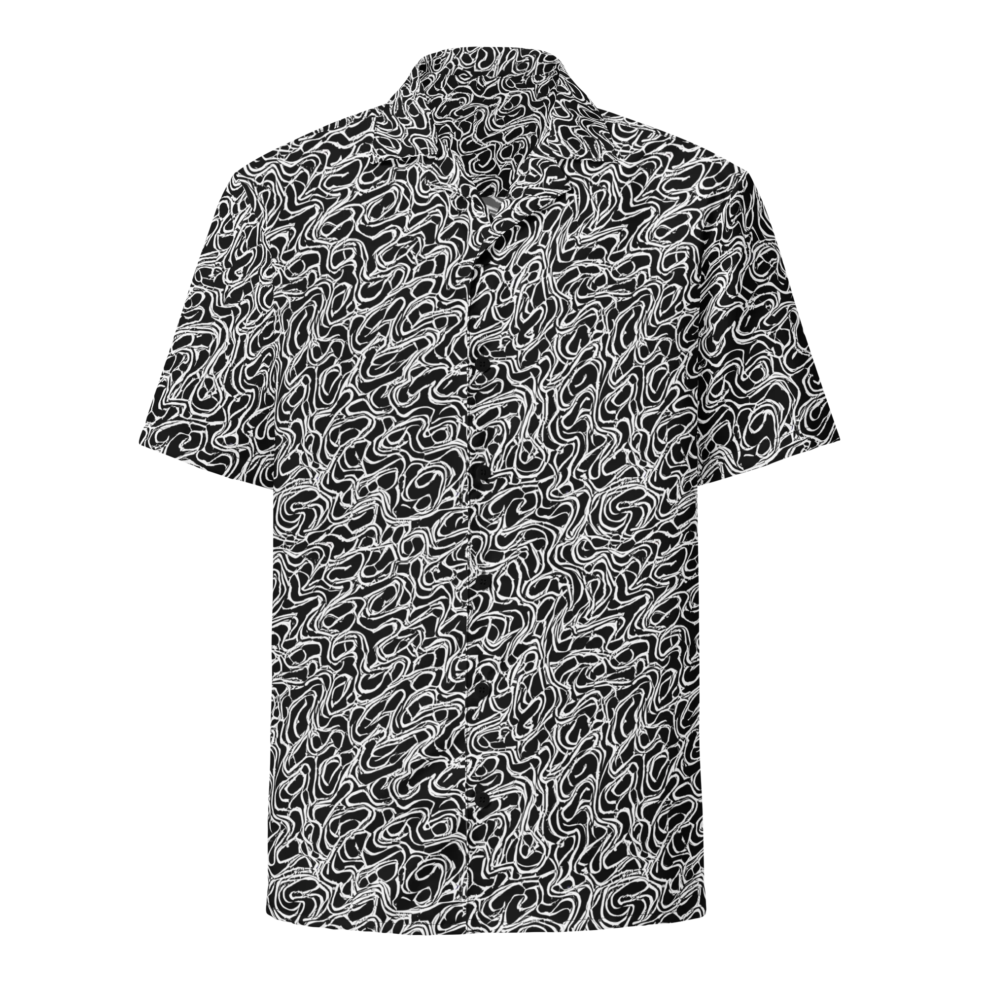 Inkstorm Labyrinth on Button Shirt — Front