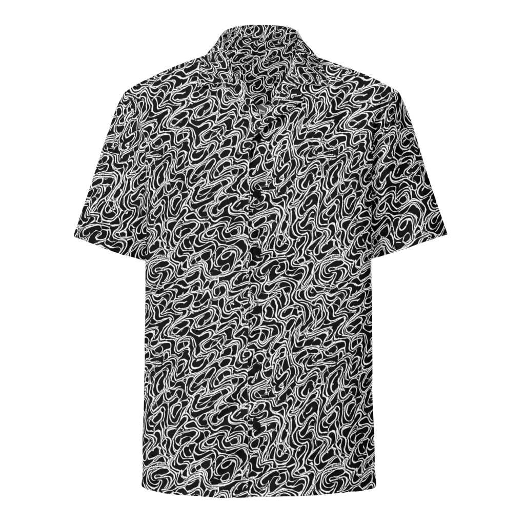 Inkstorm Labyrinth on Button Shirt — Front