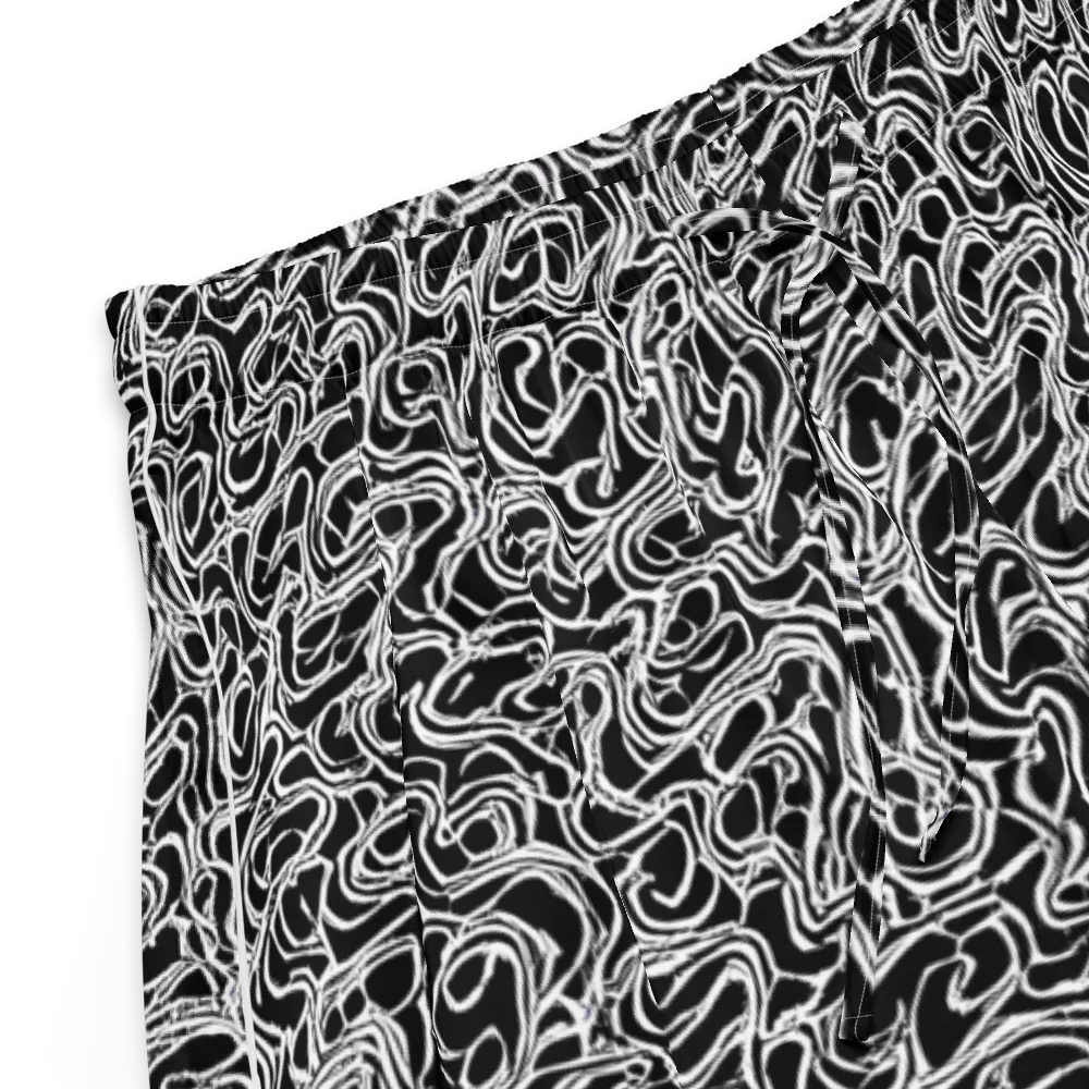 Inkstorm Labyrinth on Women's Pajama Shorts — Product details