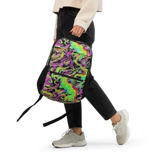 Limefire Spiral on a Utility Backpack