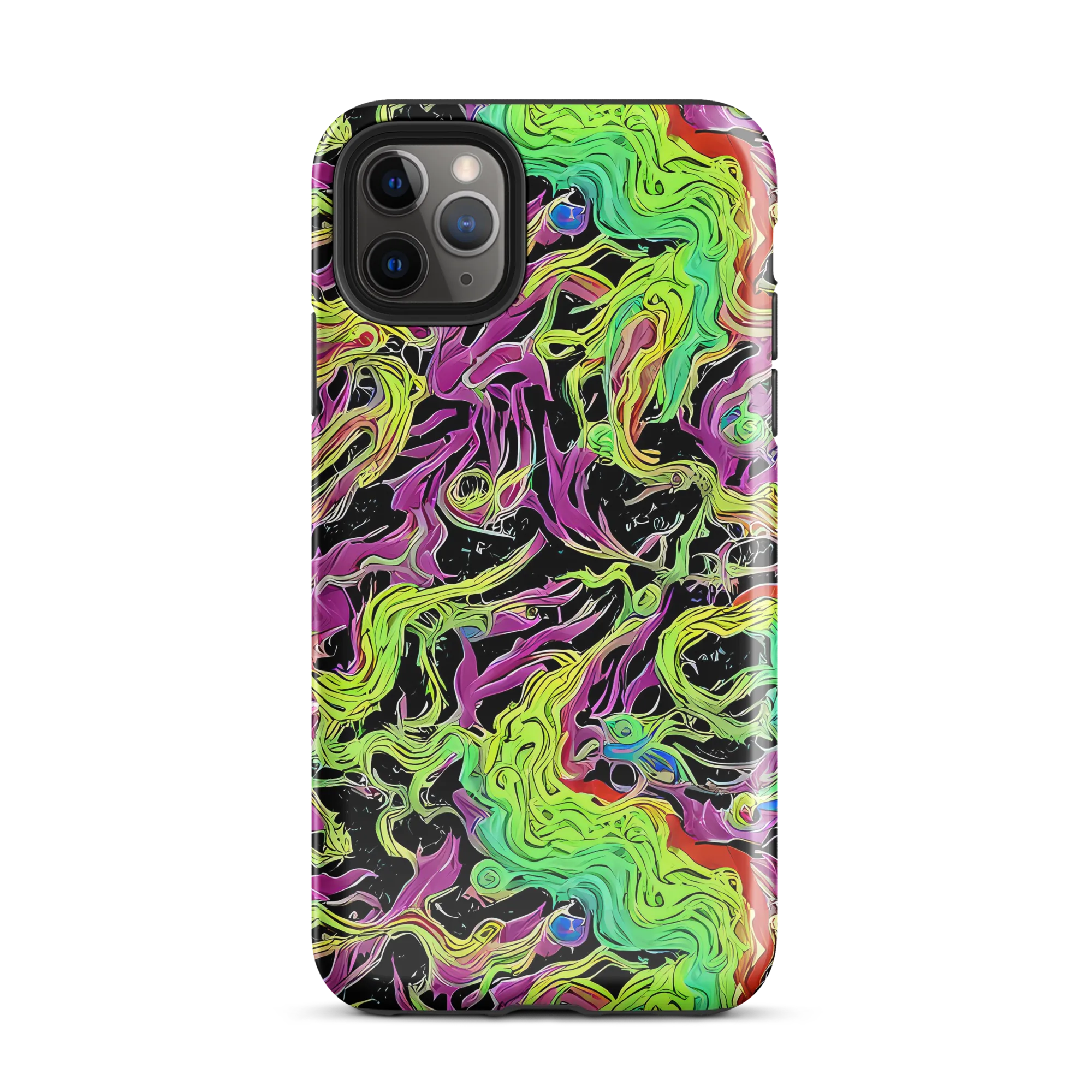 Limefire Spiral on Tough Case for iPhone® — Front