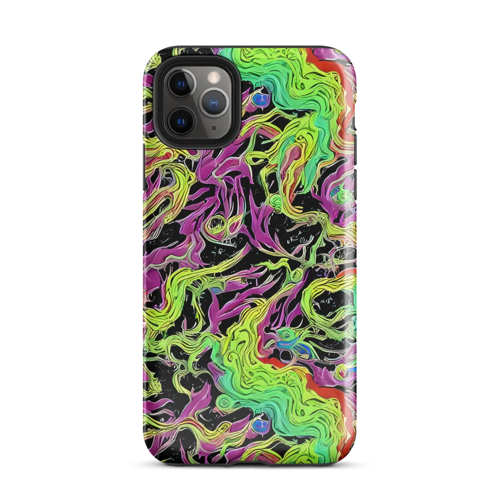 Limefire Spiral on Tough Case for iPhone® — Front
