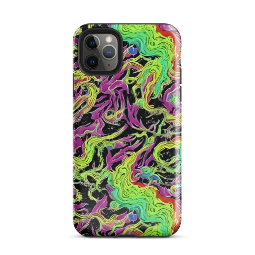 Limefire Spiral on a Tough Case for iPhone®