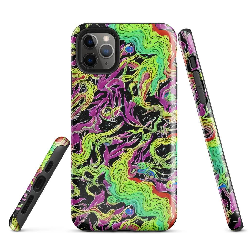 Limefire Spiral on Tough Case for iPhone® — Front