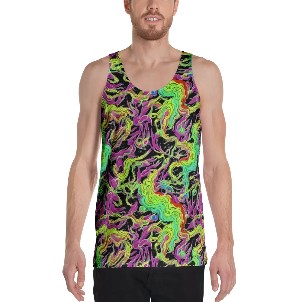 Limefire Spiral on Men's Tank Top — Front