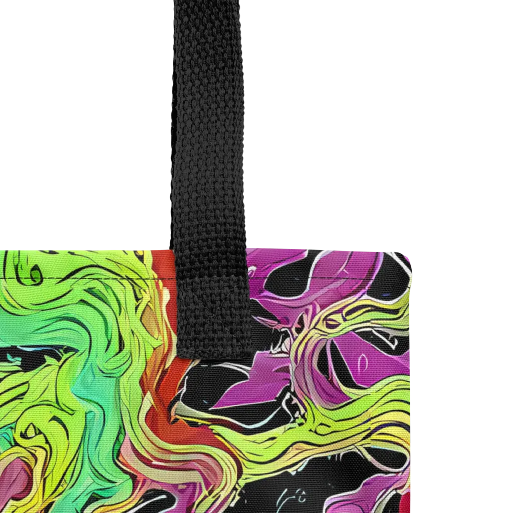Limefire Spiral on Tote Bag — Product details