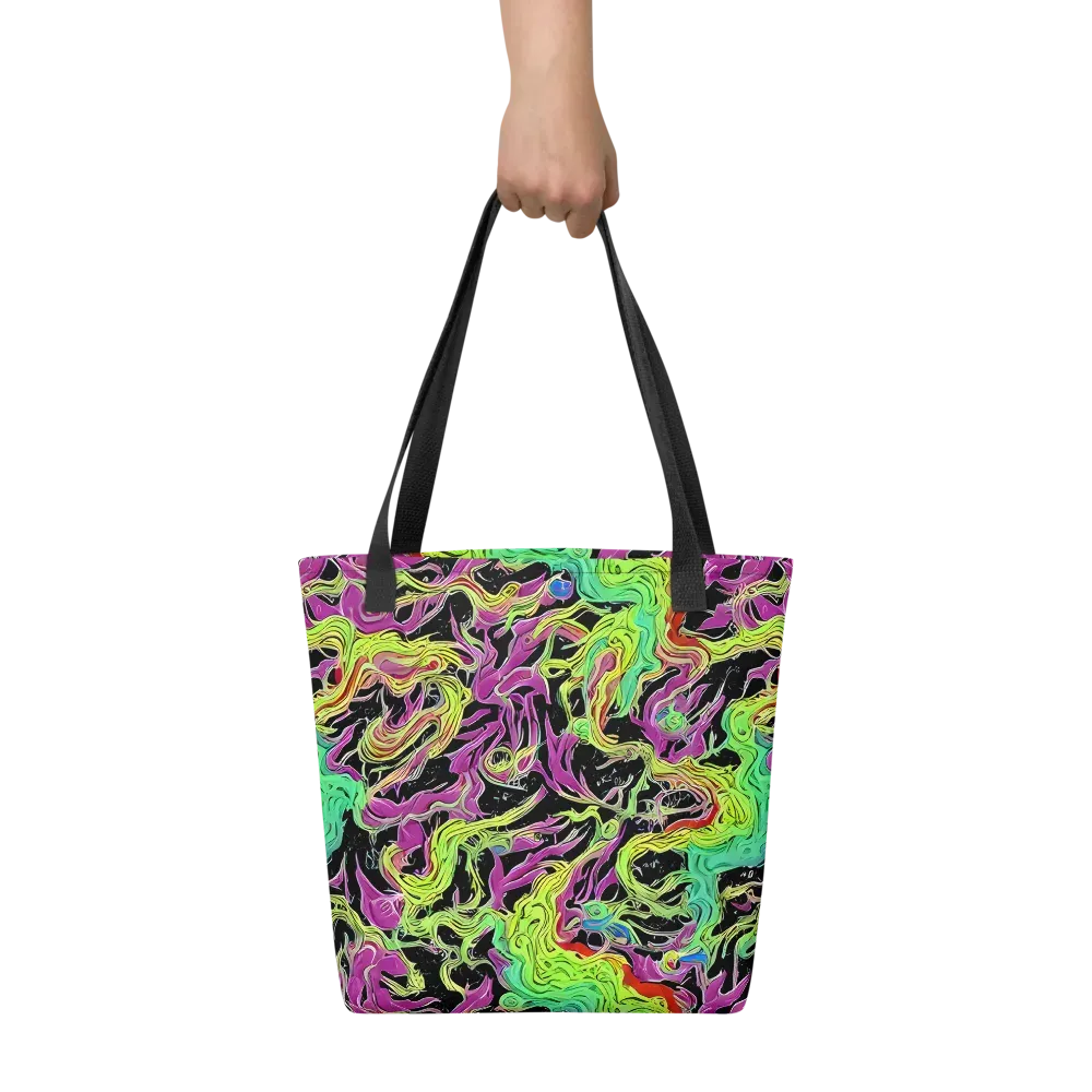 Limefire Spiral on Tote Bag — Front