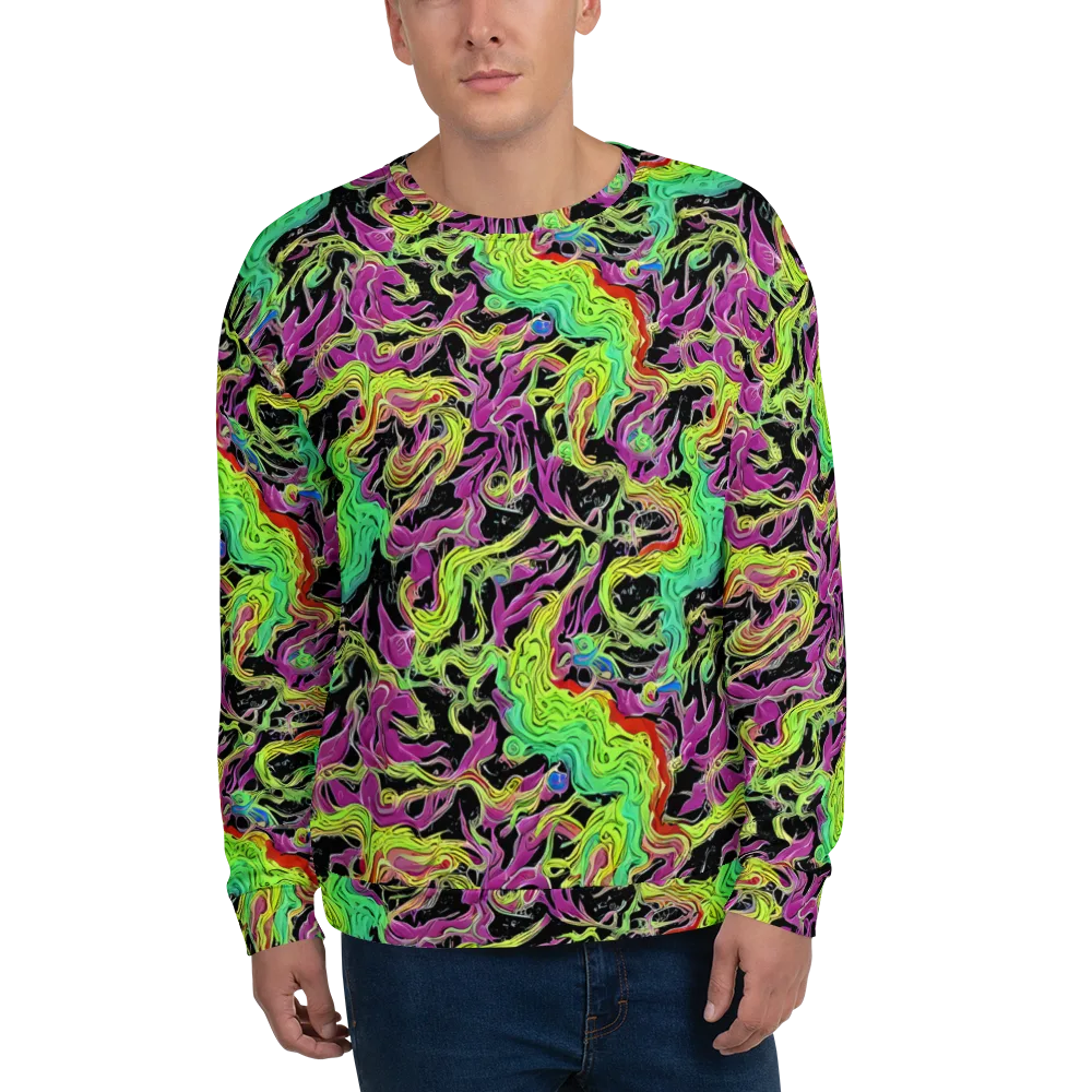Limefire Spiral on Sweatshirt — Front