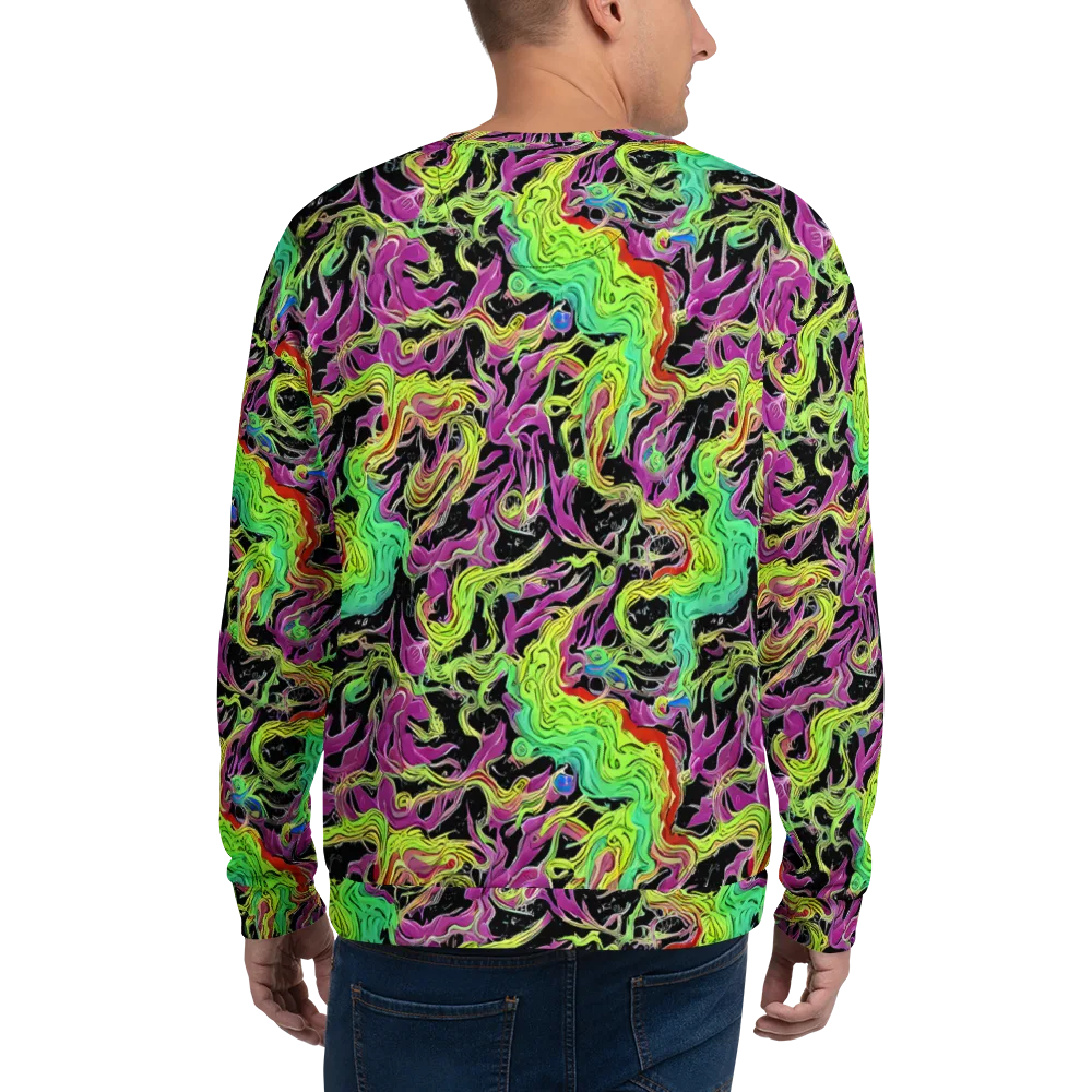 Limefire Spiral on Sweatshirt — Back