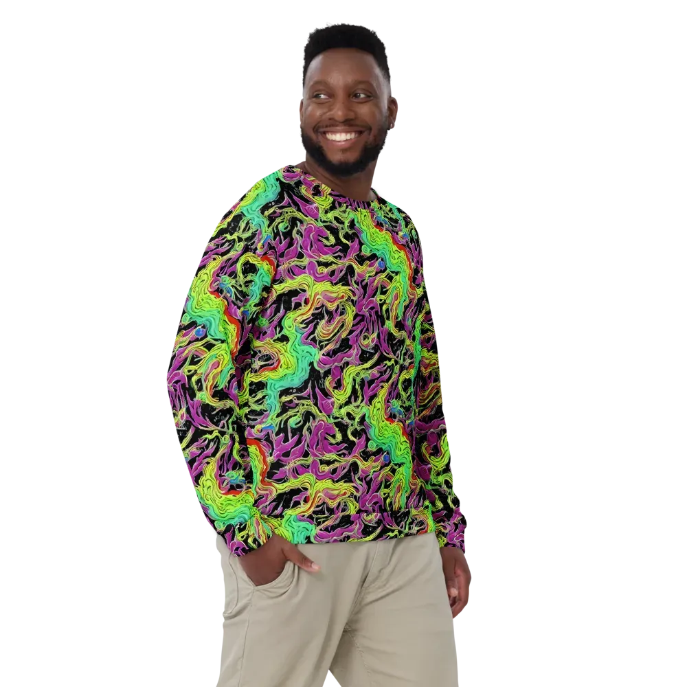 Limefire Spiral on Sweatshirt — Front
