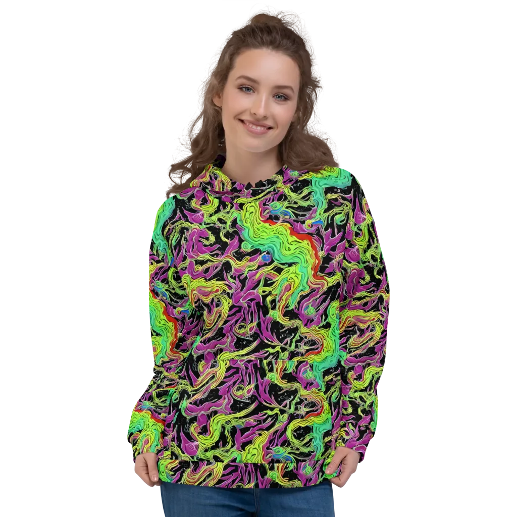 Limefire Spiral on Hoodie — Front