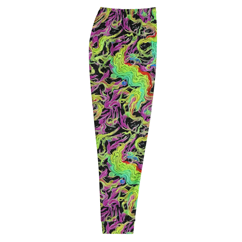 Limefire Spiral on Men's Joggers — Right