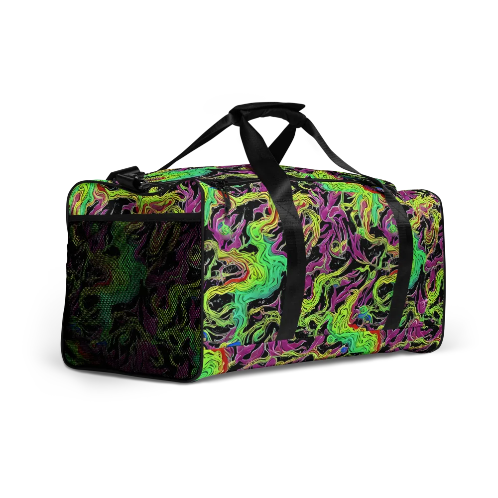 Limefire Spiral on Duffle Bag — Right Front