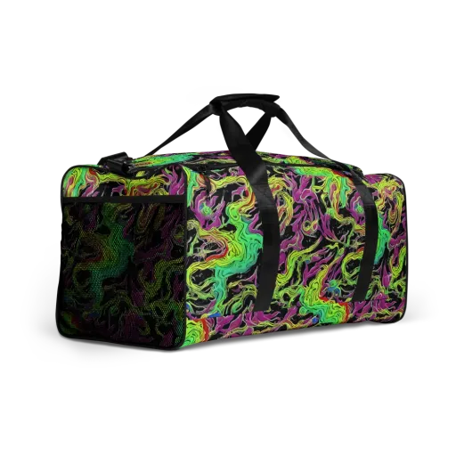 Limefire Spiral on a Duffle Bag