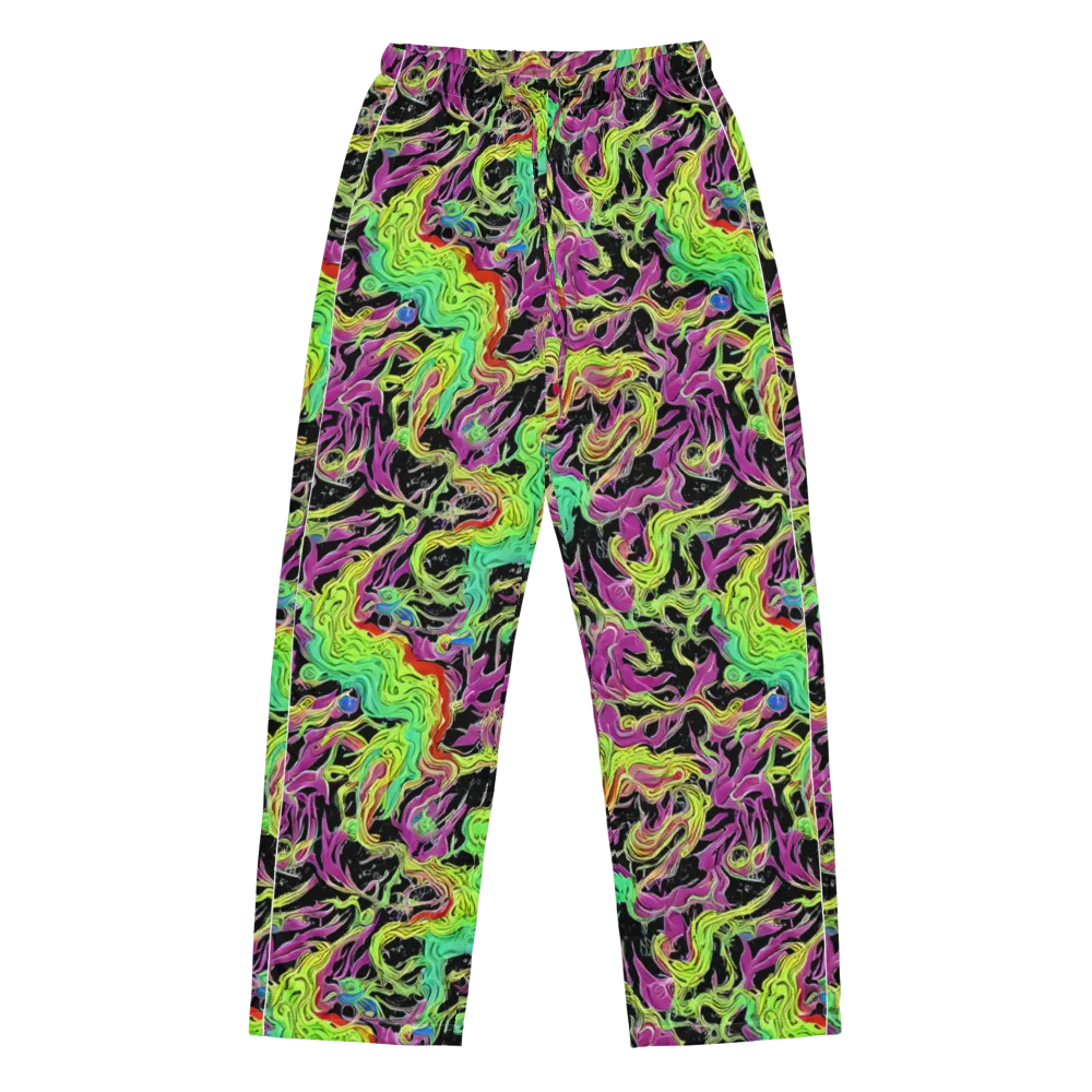 Limefire Spiral on Women's Pajama Pants — Front
