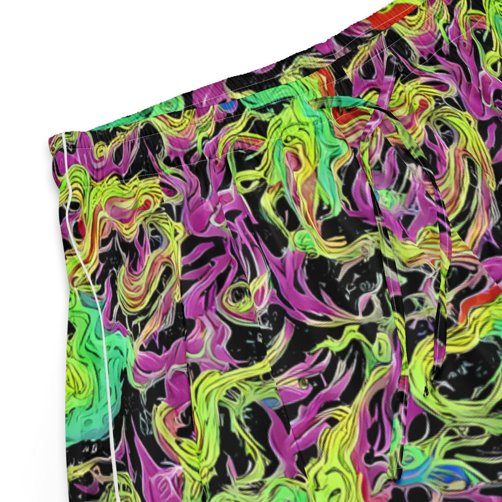 Limefire Spiral on Women's Pajama Shorts — Product details