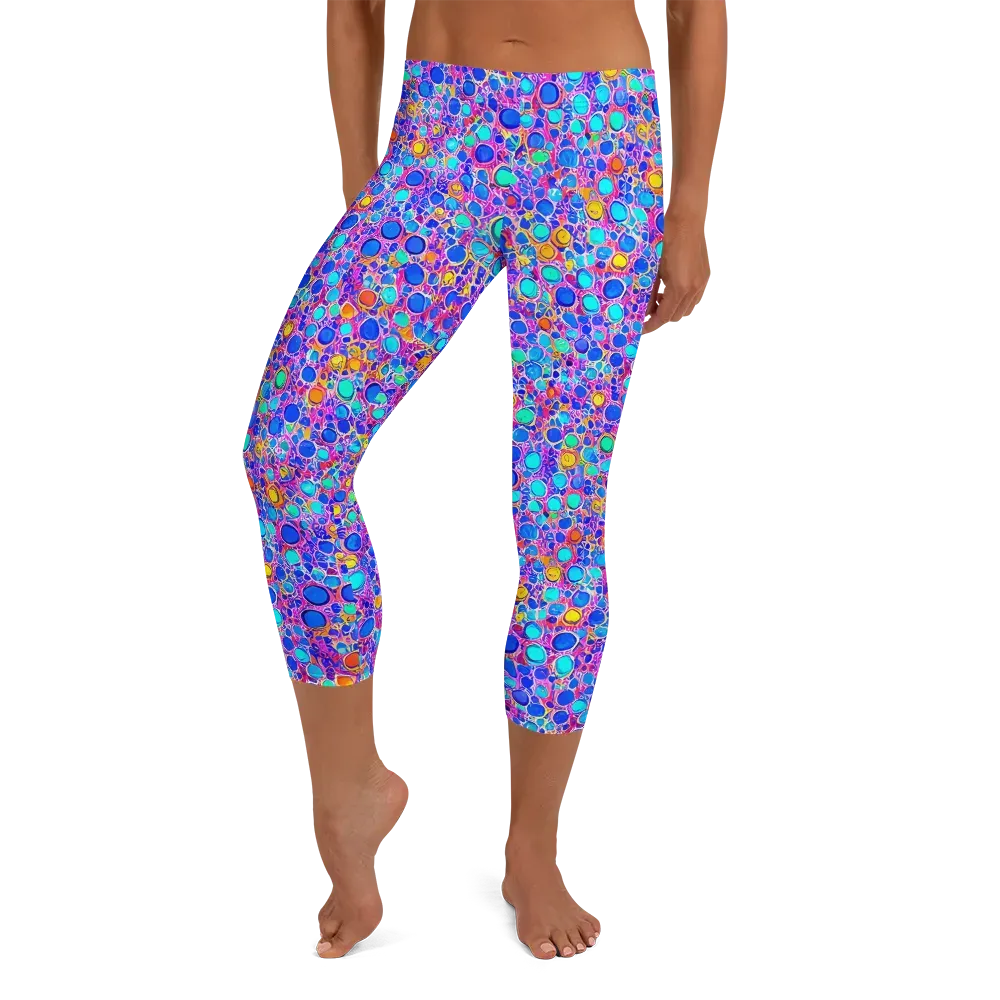 Prism Pollen on Capri Leggings — Front