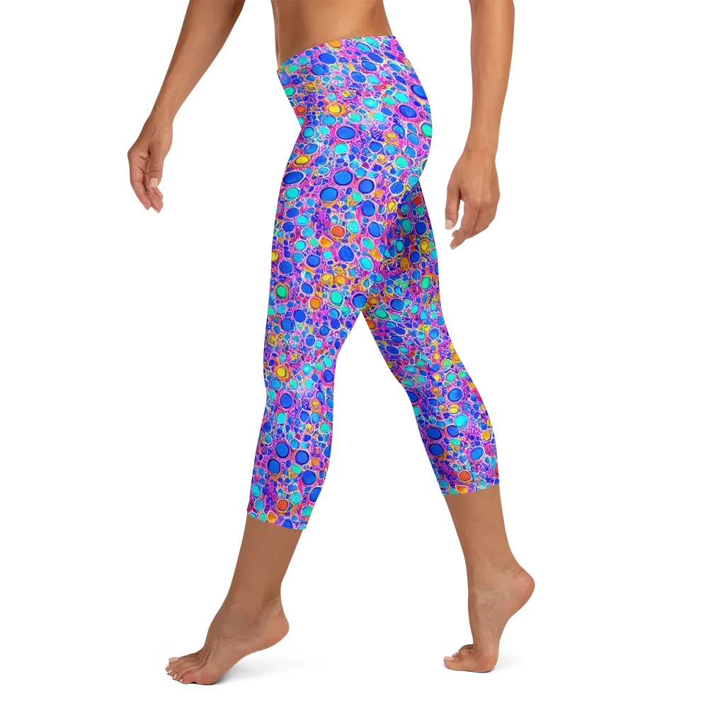 Prism Pollen on Capri Leggings — Left