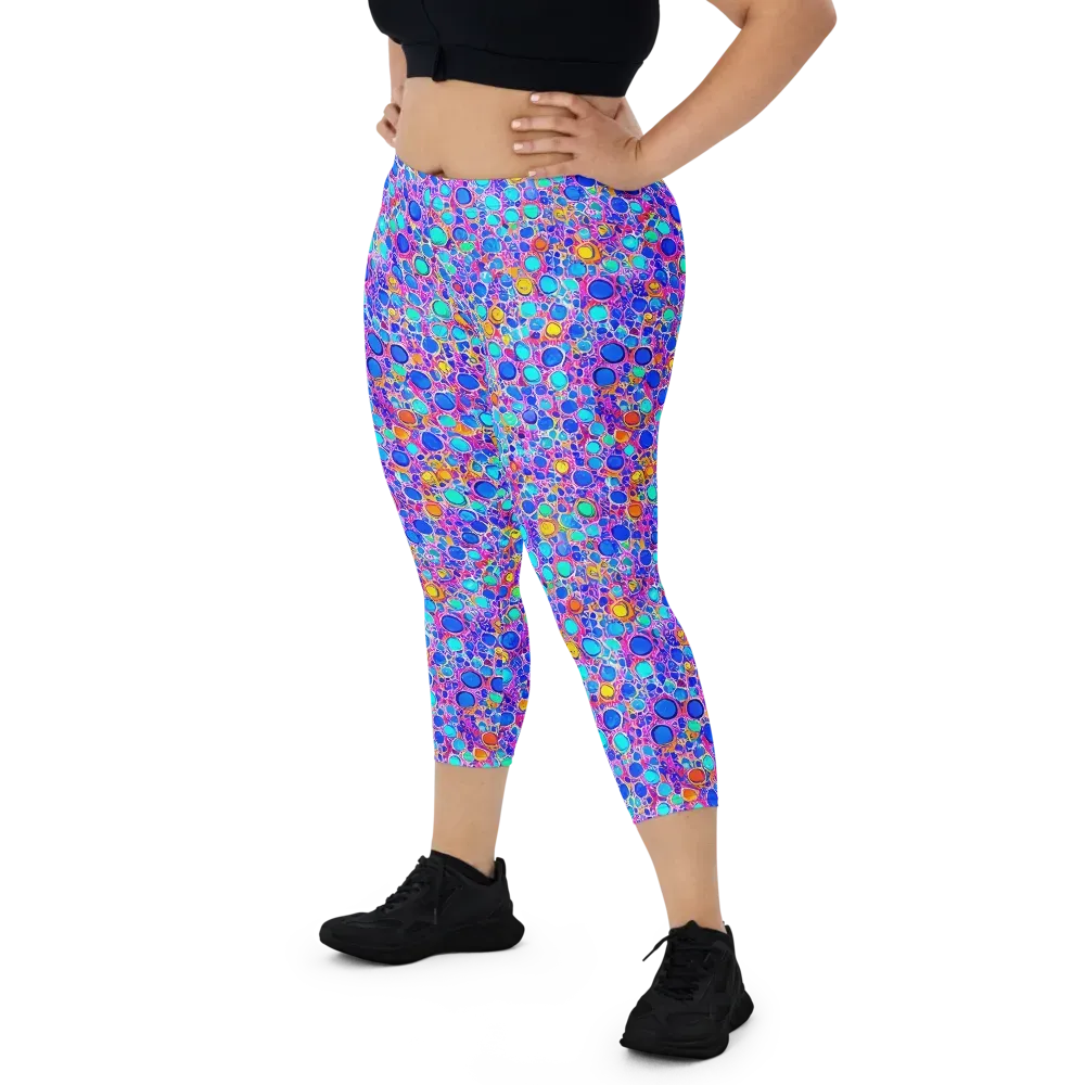 Prism Pollen on Capri Leggings — Front
