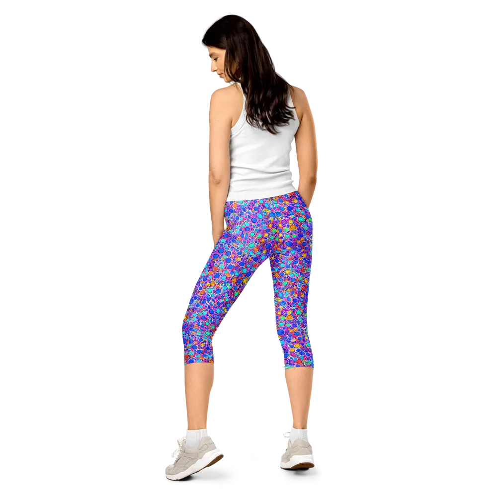 Prism Pollen on Capri Leggings — Back