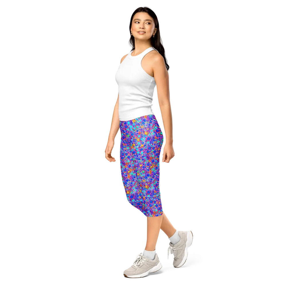 Prism Pollen on Capri Leggings — Left Front