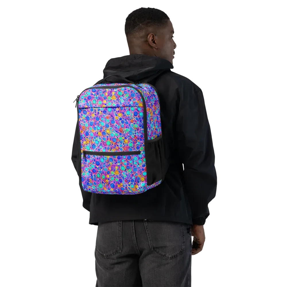 Prism Pollen on Utility Backpack — Back