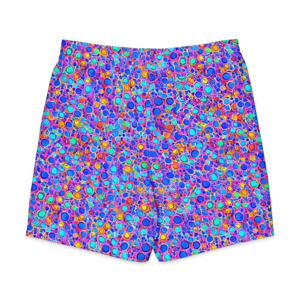 Prism Pollen on Men's Board Shorts — Back