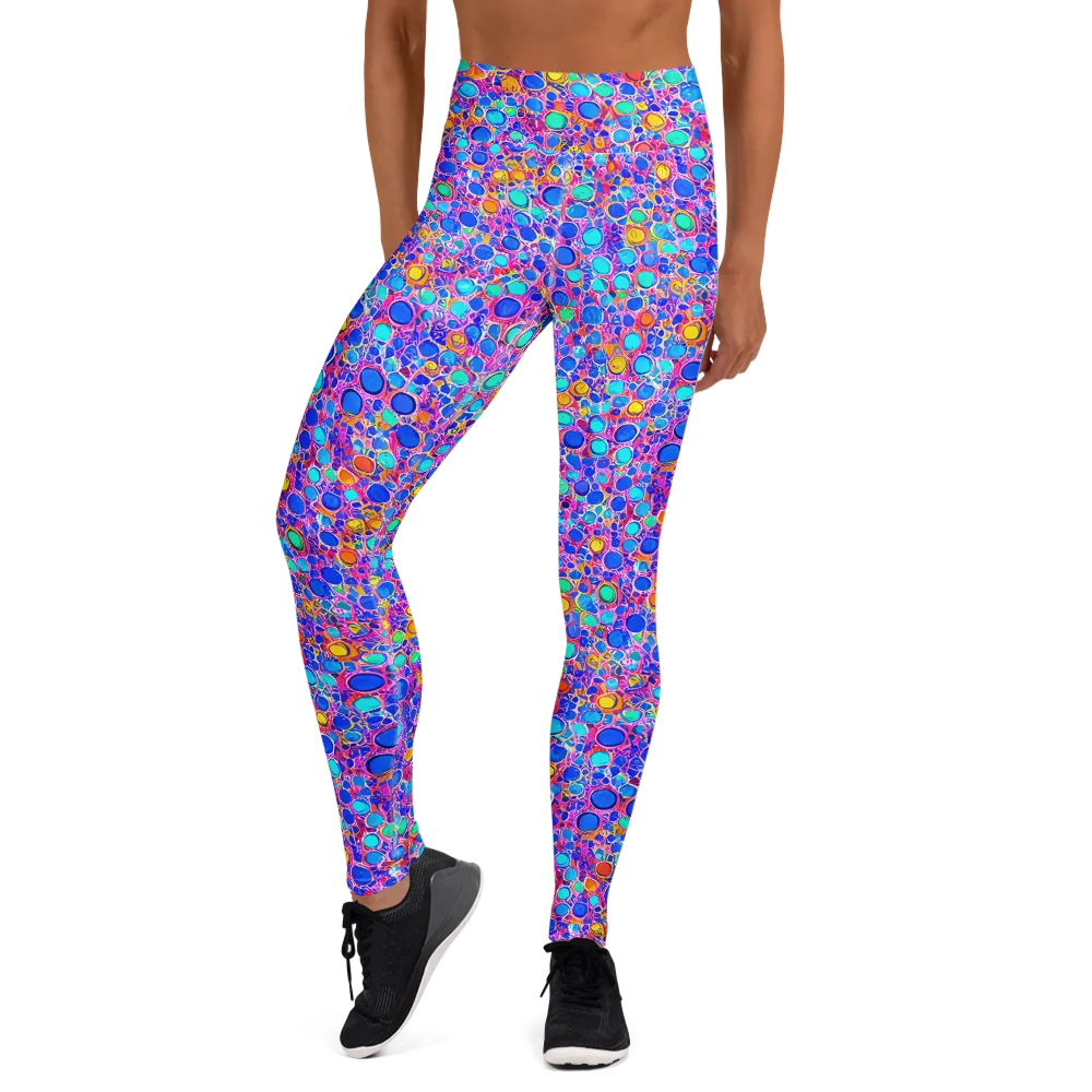 Prism Pollen on Yoga Leggings — Front