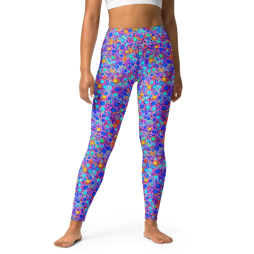 Prism Pollen on Yoga Leggings — Front