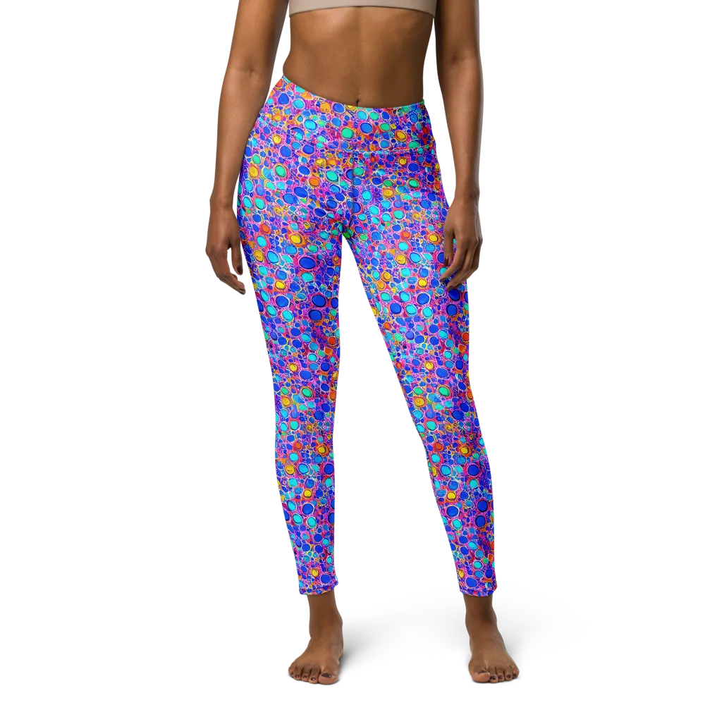 Prism Pollen on Yoga Leggings — Front