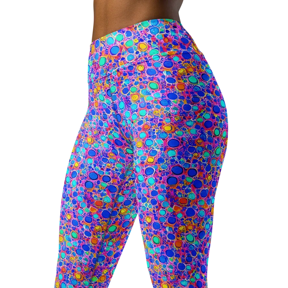 Prism Pollen on Yoga Leggings — Left Front