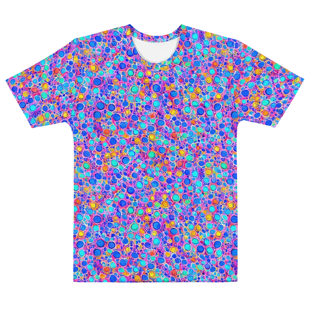 Prism Pollen on Men's Cotton Crew Neck T-Shirt — Front