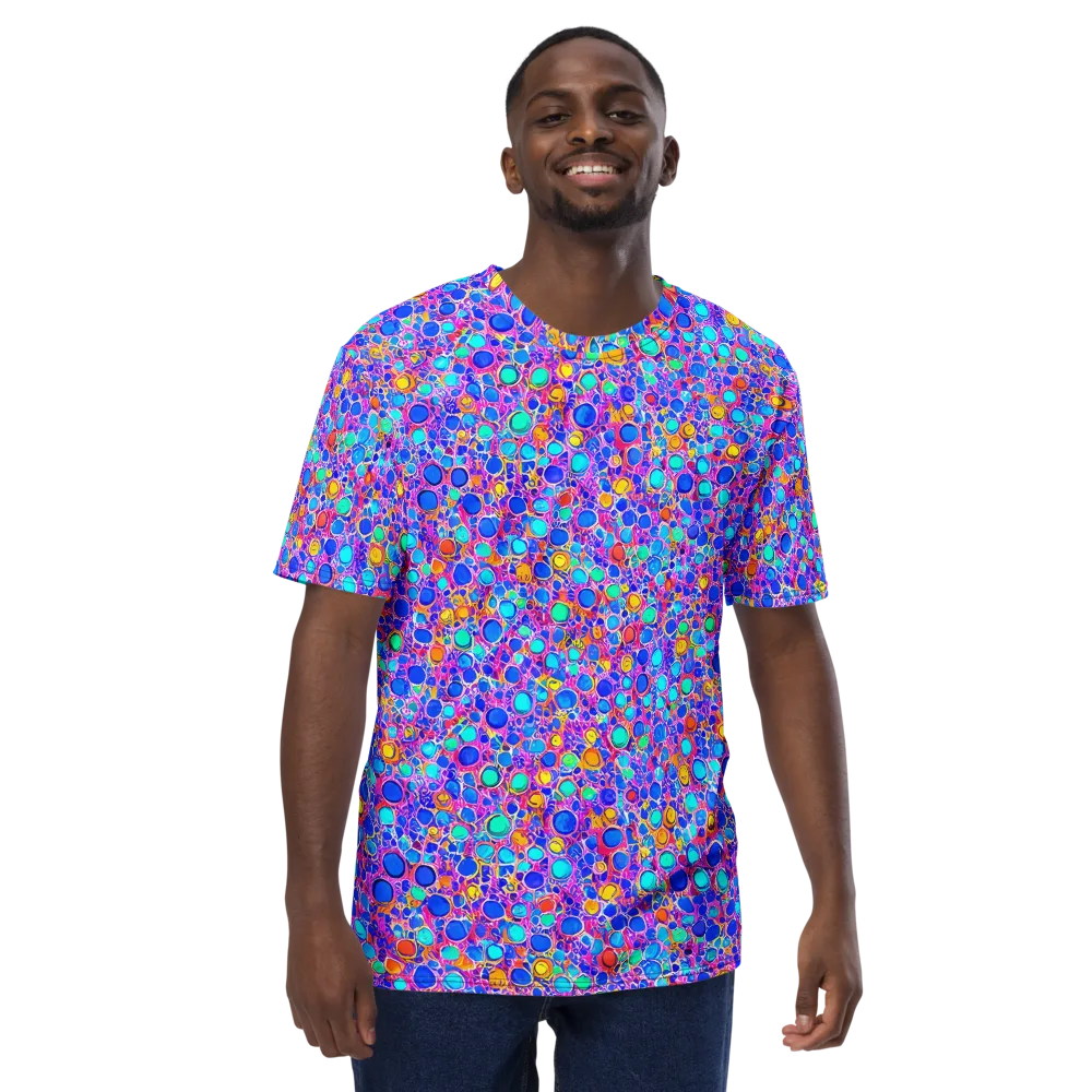 Prism Pollen on Men's Crew Neck T-Shirt — Front