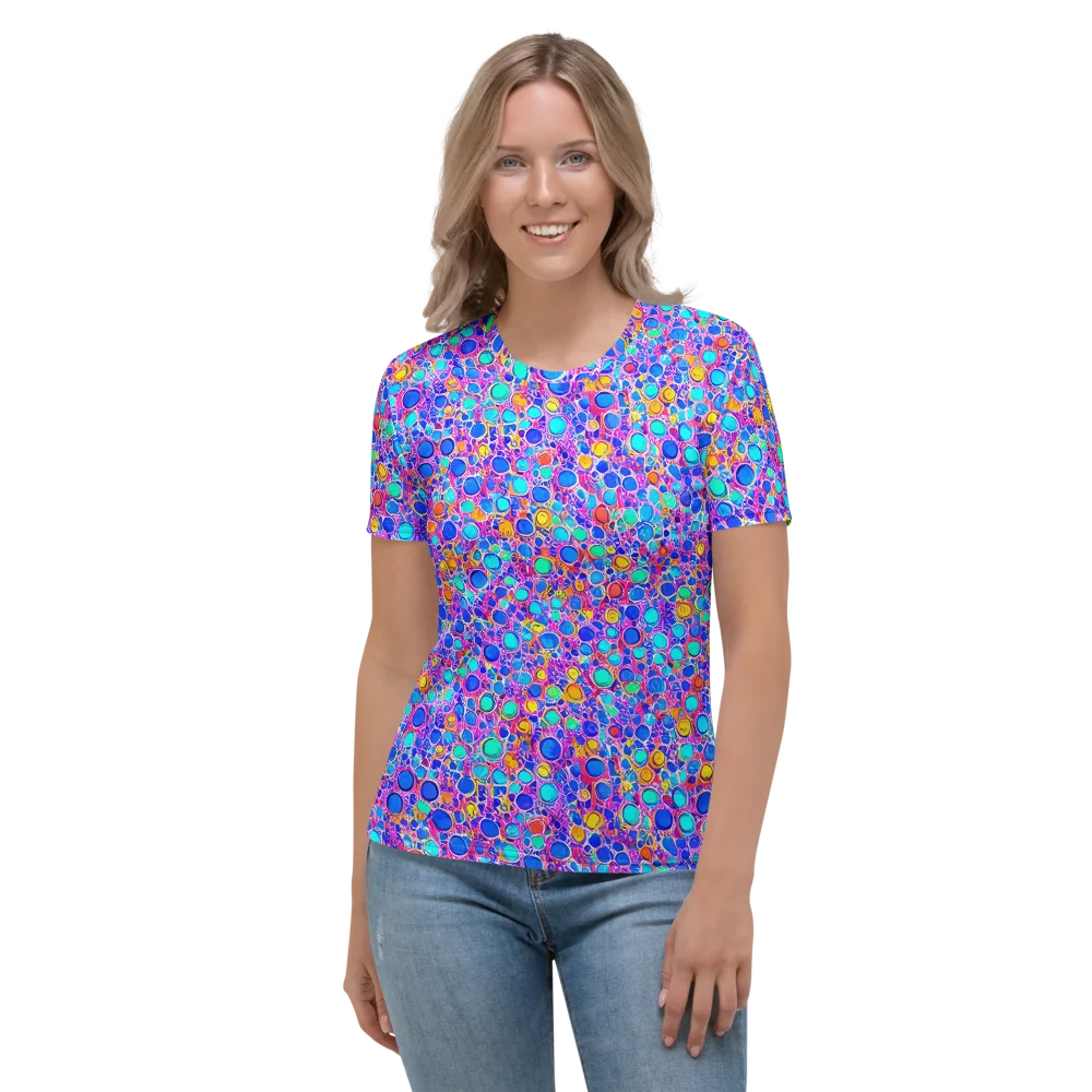 Prism Pollen on Women's Crew Neck T-Shirt — Front