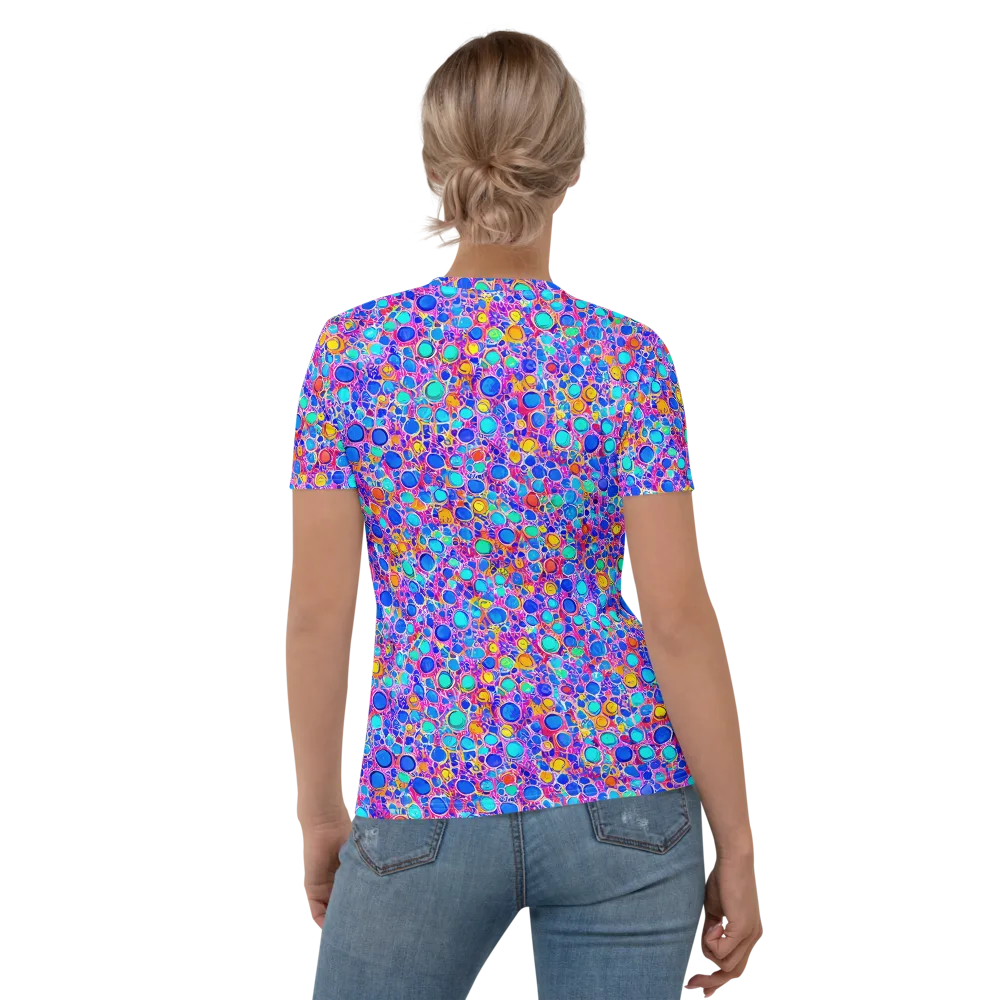 Prism Pollen on Women's Crew Neck T-Shirt — Back