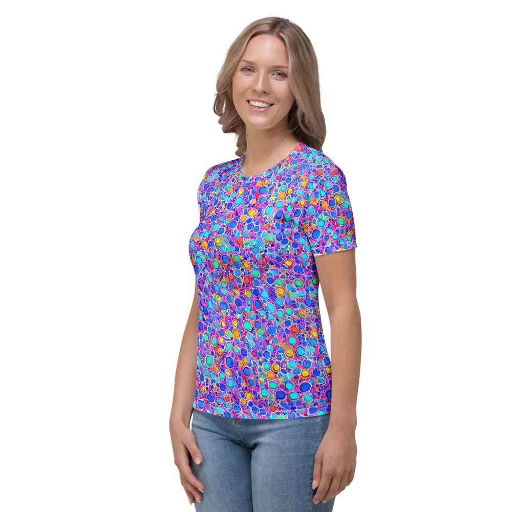 Prism Pollen on Women's Crew Neck T-Shirt — Left