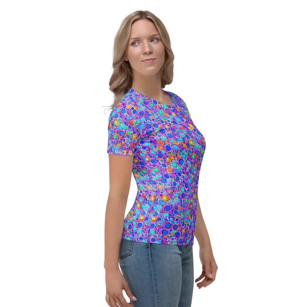 Prism Pollen on Women's Crew Neck T-Shirt — Right