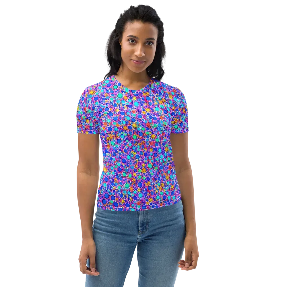 Prism Pollen on Women's Crew Neck T-Shirt — Front