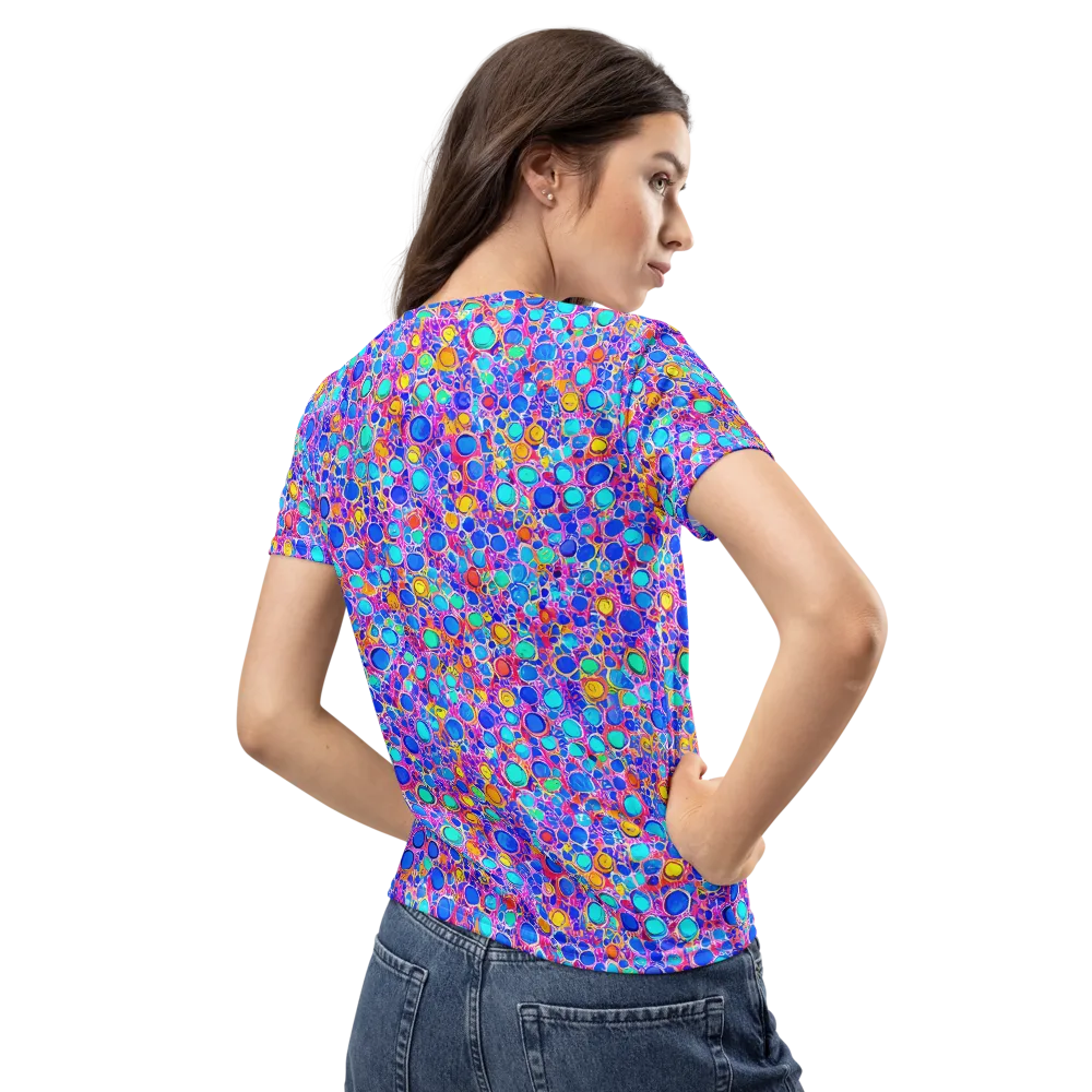 Prism Pollen on Women's Crew Neck T-Shirt — Back