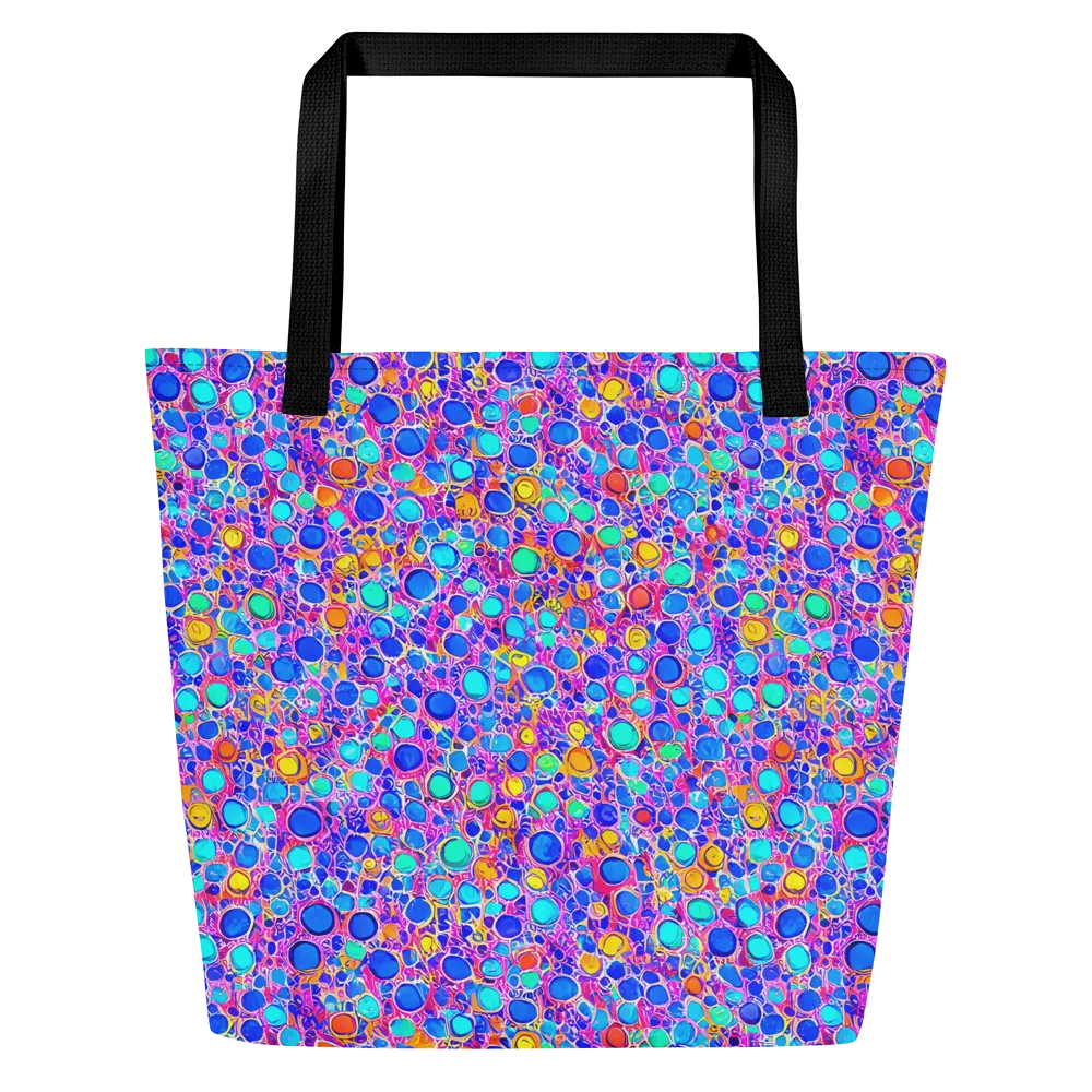 Prism Pollen on Large Tote Bag W/ Pocket — Front