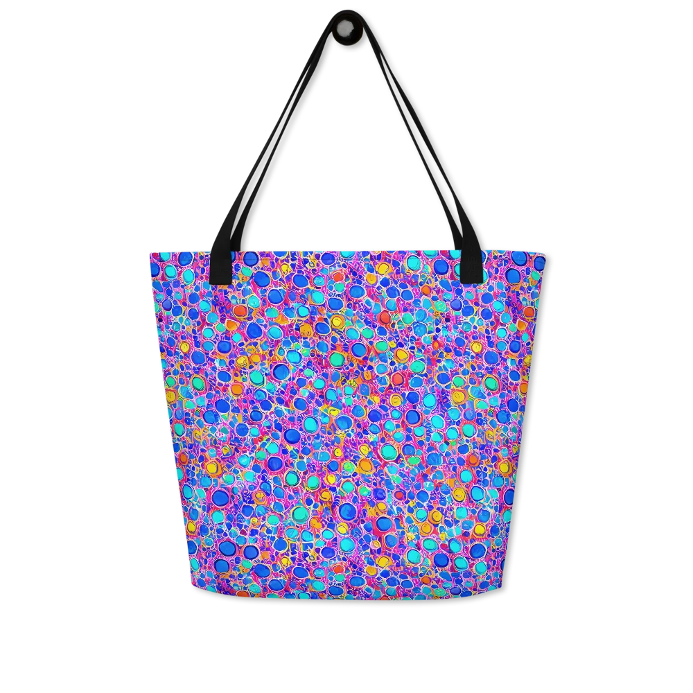 Prism Pollen on Large Tote Bag W/ Pocket — Front