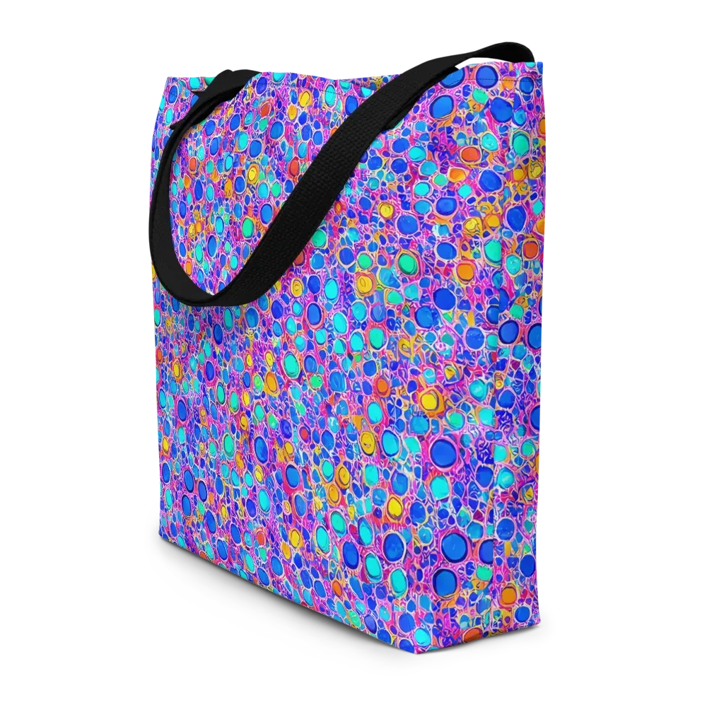 Prism Pollen on Large Tote Bag W/ Pocket — Front