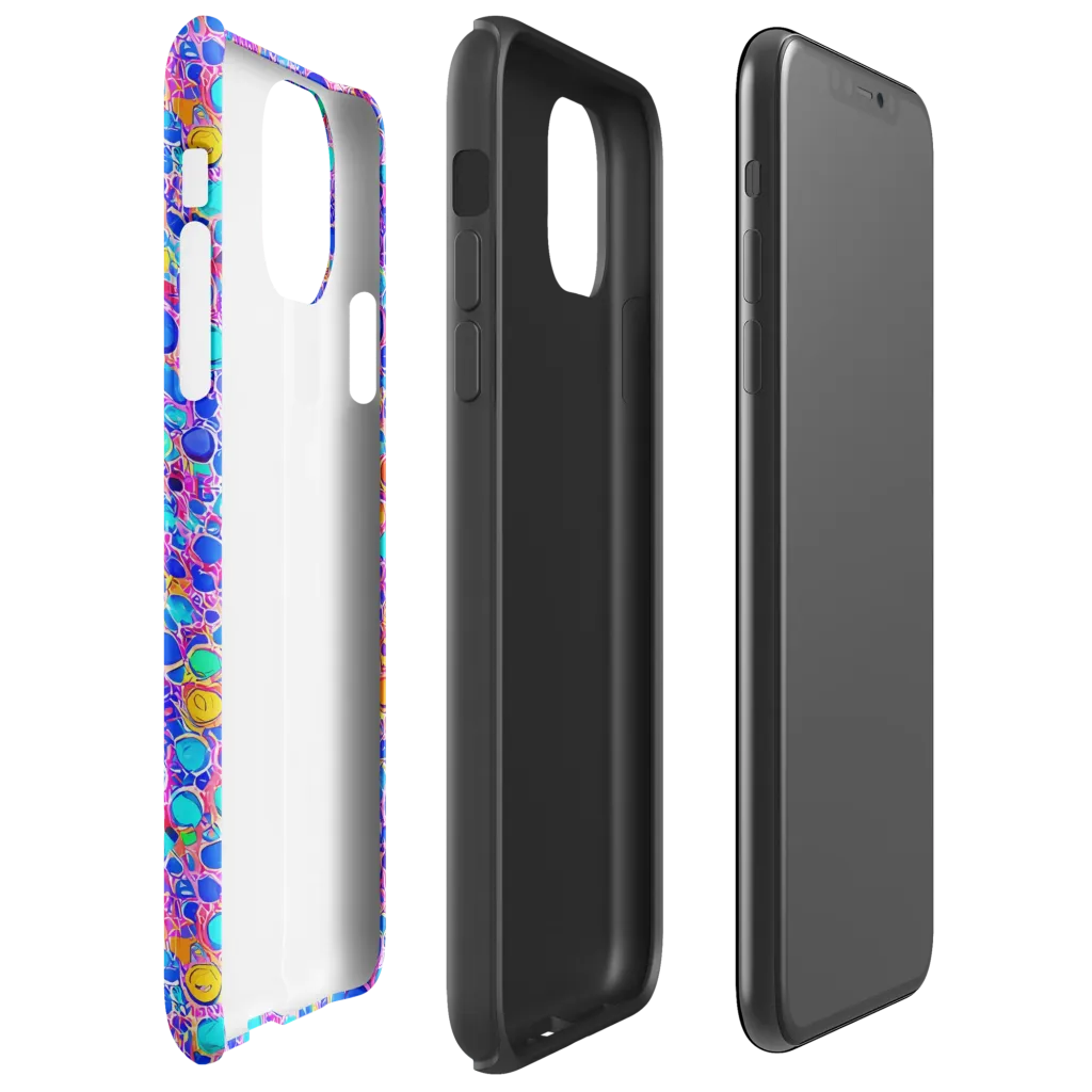 Prism Pollen on Tough Case for iPhone® — Right
