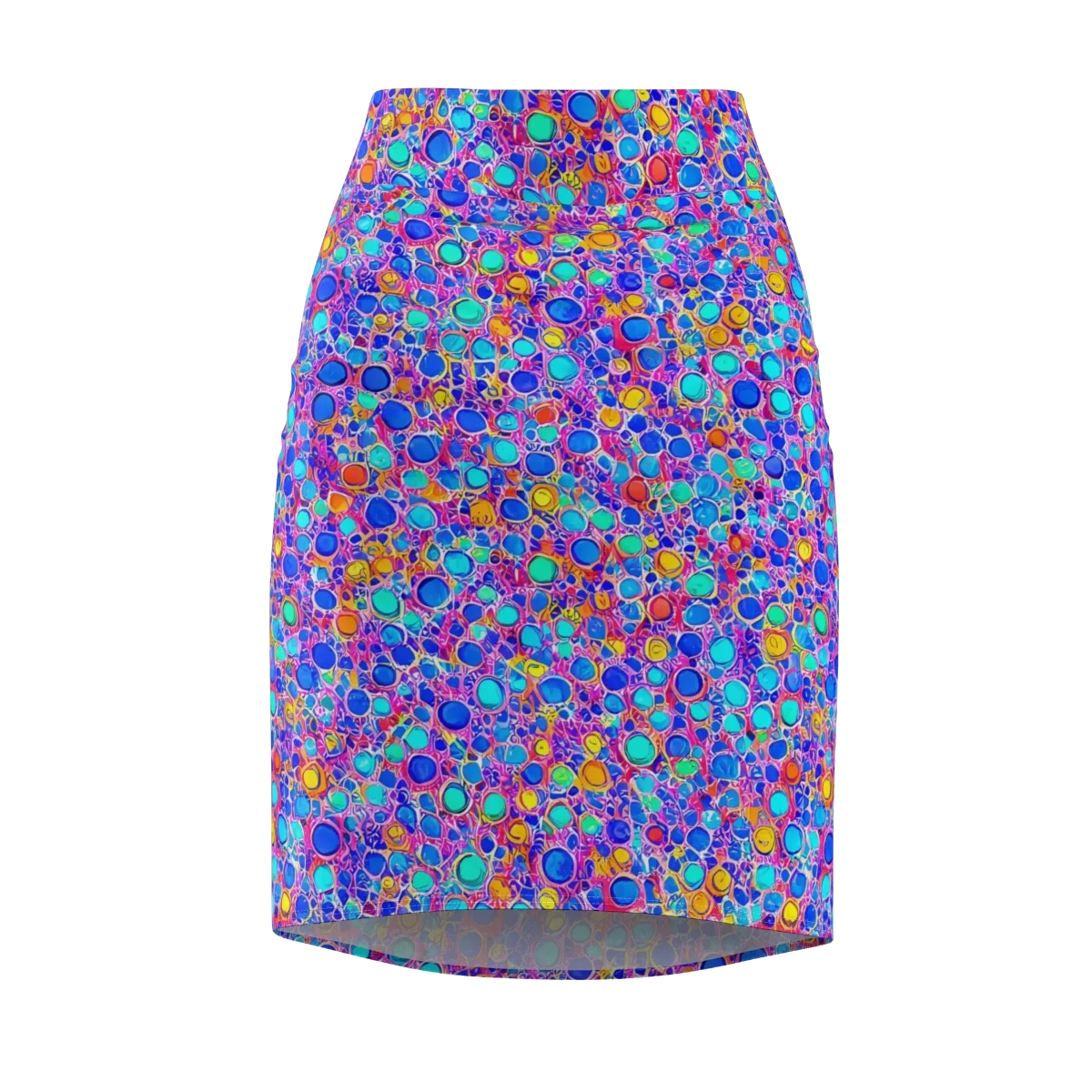 Prism Pollen on Pencil Skirt — Front