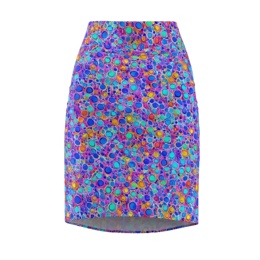 Prism Pollen on a Pencil Skirt